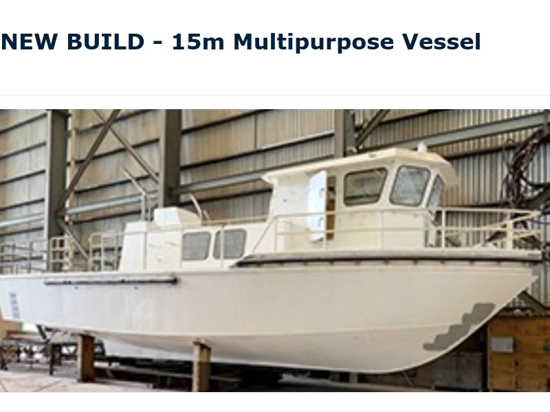 NEW BUILD - 15m Multipurpose Vessel - SeaBoats