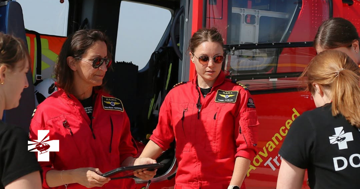 London's Air Ambulance all-female Medic One crew